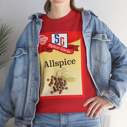 Spice Allspice Tee, Fun Graphic T-Shirt, Vintage Style Cotton Shirt, Gift for Foodies, Music Lovers, Casual Everyday Wear