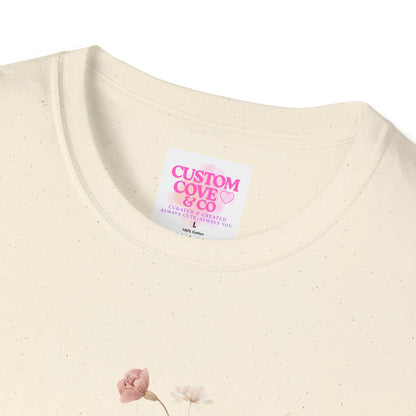 Floral Pumpkin T-Shirt, Unisex Fall Tee, Autumn Decor, Cozy Style, Gift for Her, Thanksgiving Shirt