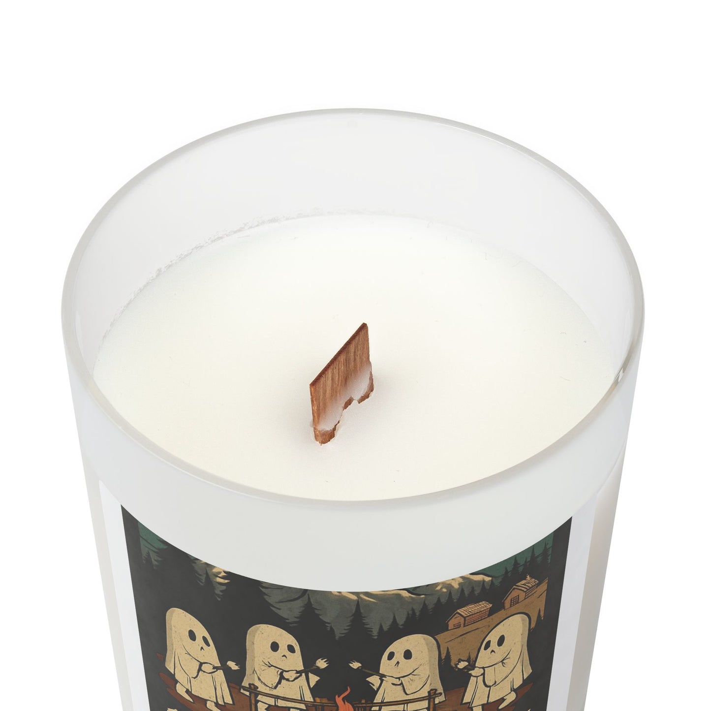 Ghostly Camp Spooky Candle, Cozy Halloween Decor, Fall Vibes, Gift for Friends, Spooky Season