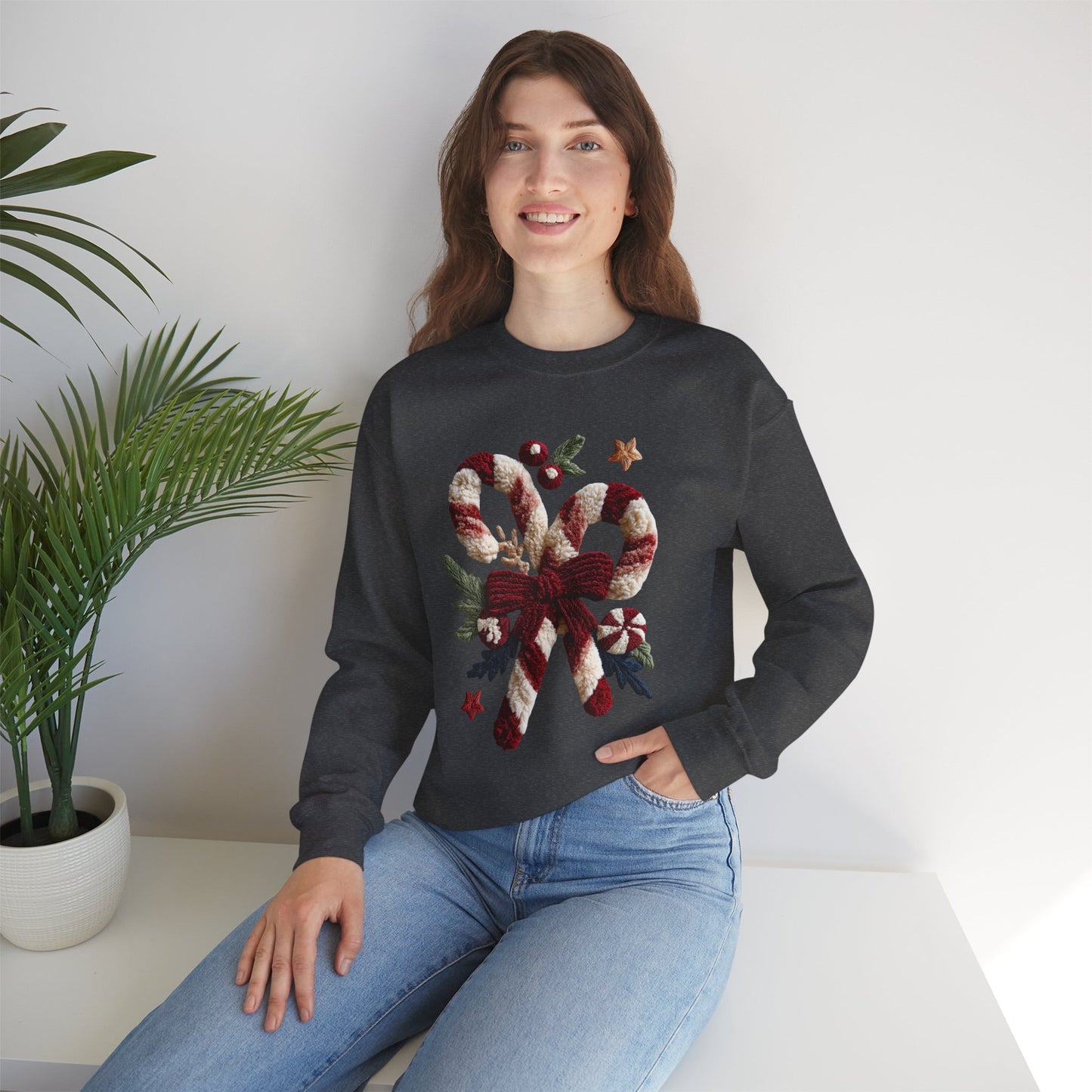 Candy Cane Christmas Sweatshirt