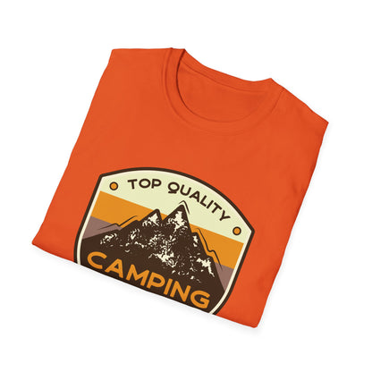 Camping Dad Unisex Softstyle T-Shirt | Perfect Gift for Dads, Outdoor Adventurers, Father's Day, Camping Trips, Family Gatherings