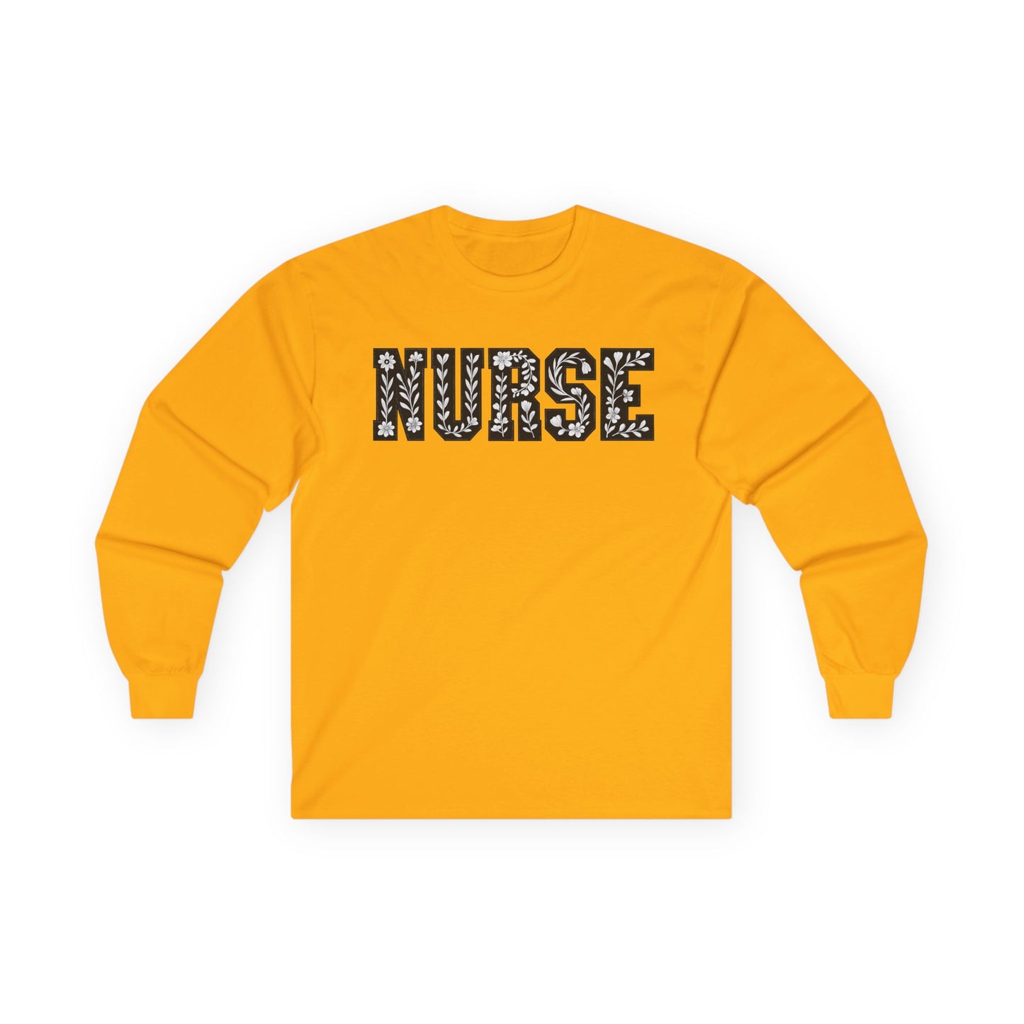 Nurse Long Sleeve Tee - Gift for Healthcare Workers, Medical Apparel, Nurse Appreciation, Everyday Wear, Unisex Cotton Shirt