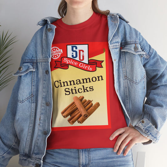 Spice Cinnamon Sticks Tee, Fun T-Shirt for Food Lovers, Gift for Friends, Cozy Casual Wear, Unique Concert Merch
