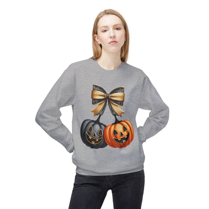Halloween Pumpkin Crewneck Sweatshirt | Spooky Season Apparel, Halloween Fashion, Cozy Sweatshirt, Fall Outfit, Unisex Gift