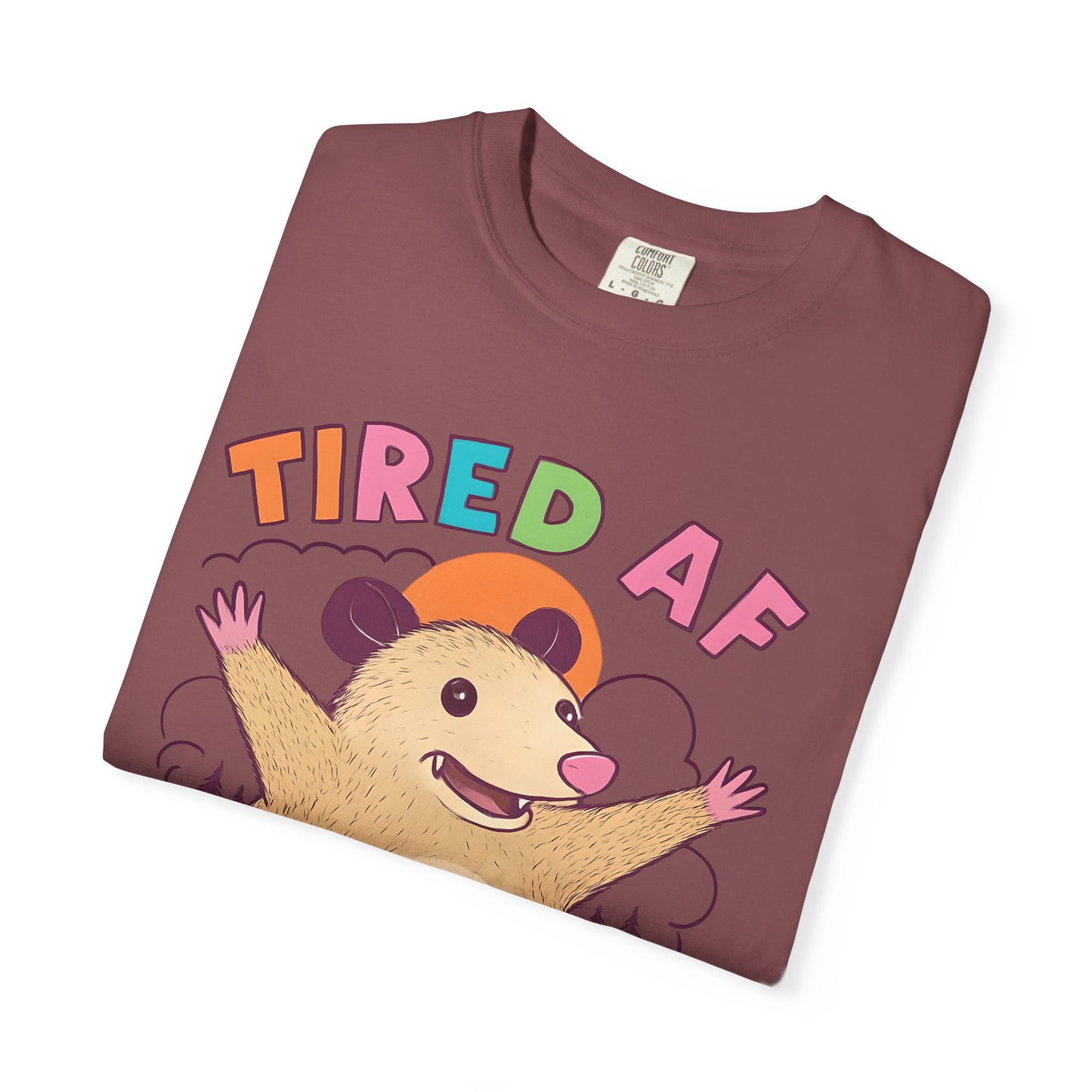 Chronic Fatigue T-Shirt, Funny Hedgehog Tee, Comfortable Casual Wear, Gift for Tired Friends, Humor Graphic Shirt