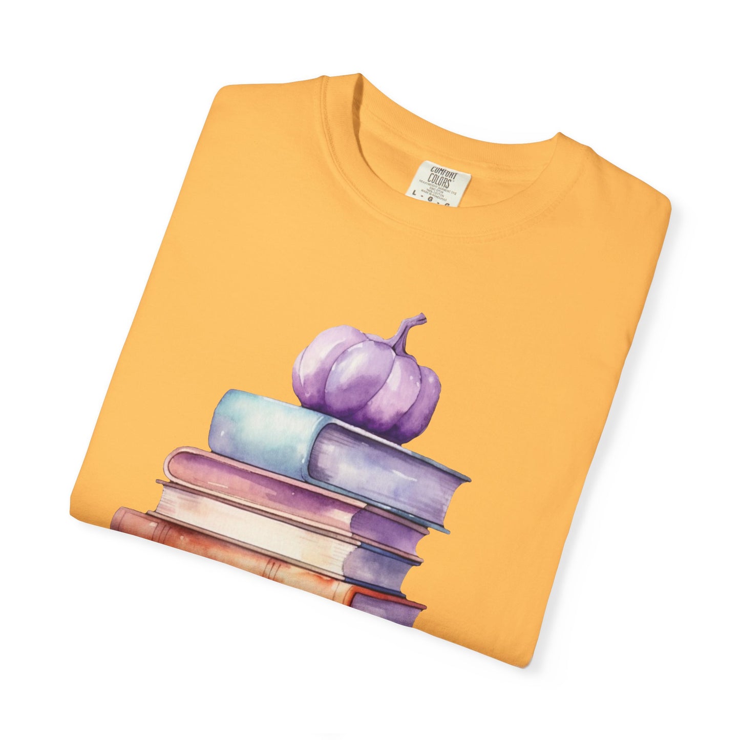 Autumn Books T-shirt, Cozy Fall Tee, Book Lover Gift, Unisex T-shirt, Perfect for Halloween, Thanksgiving, Reading Enthusiasts