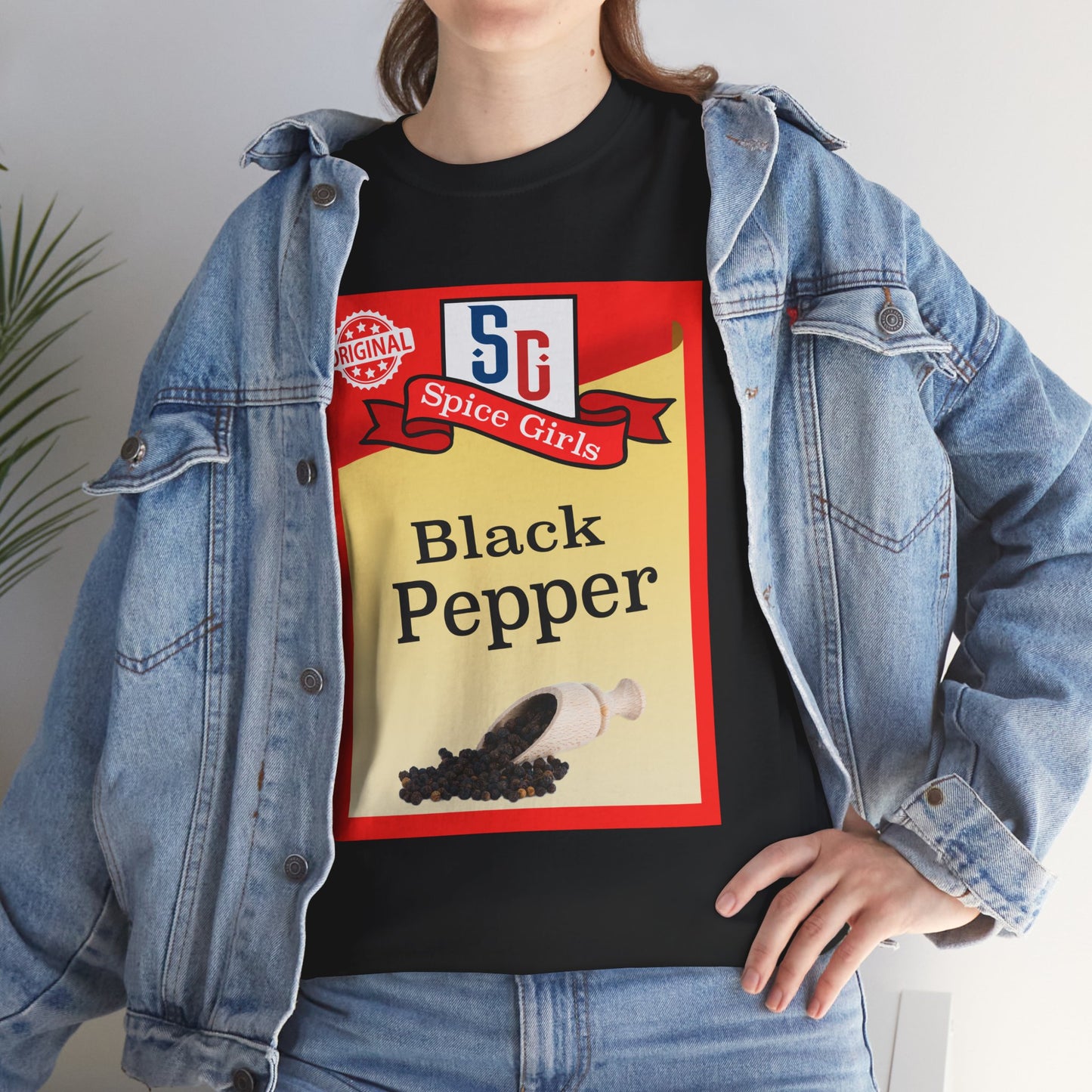 Spice Inspired Tee, Black Pepper Graphic Shirt, Unisex Cotton T-Shirt, Retro Fan Apparel, Fun Cooking Gift, Nostalgic Merchandise