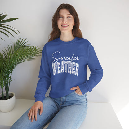 Unisex Heavy Blend™ Crewneck Sweater Weather Sweatshirt