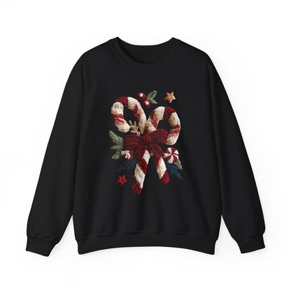 Candy Cane Christmas Sweatshirt