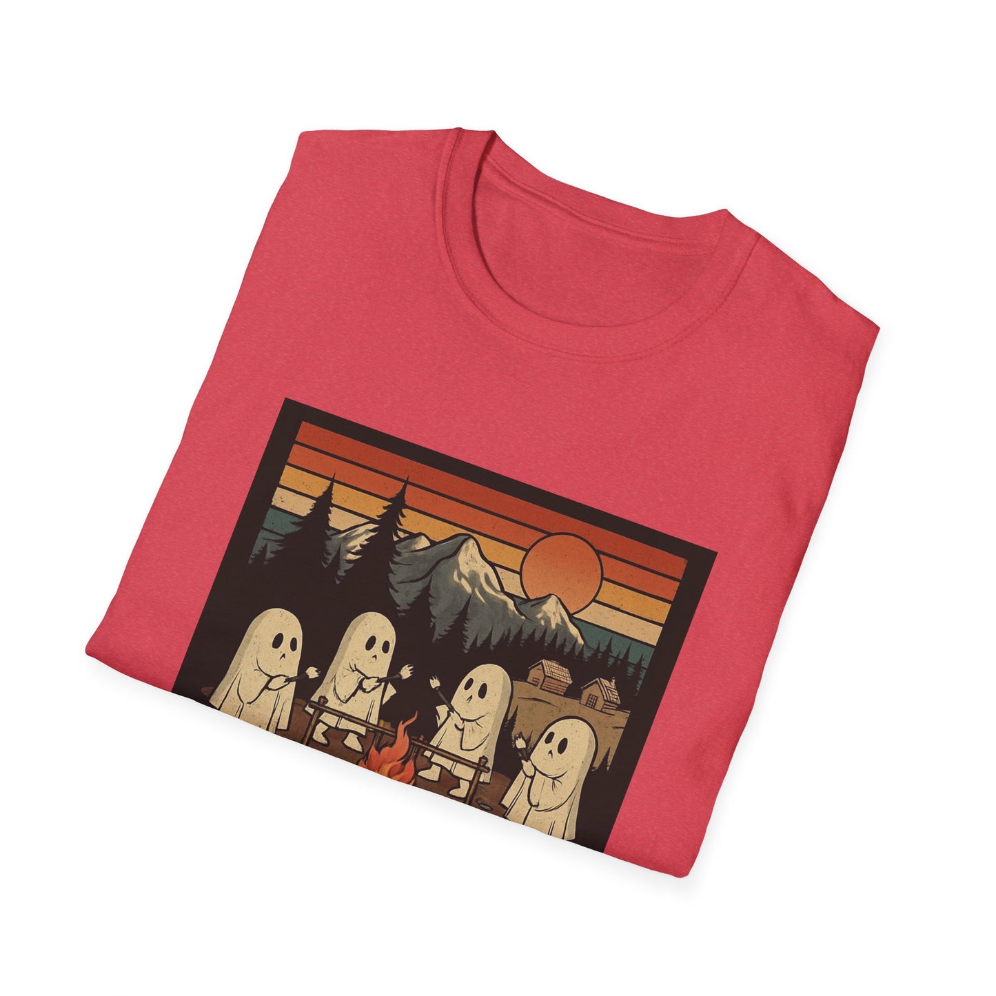 Camp Spooky Unisex T-Shirt | Halloween Vibes, Ghost Lovers Gift, Fall Apparel, Campfire Tee, Casual Wear