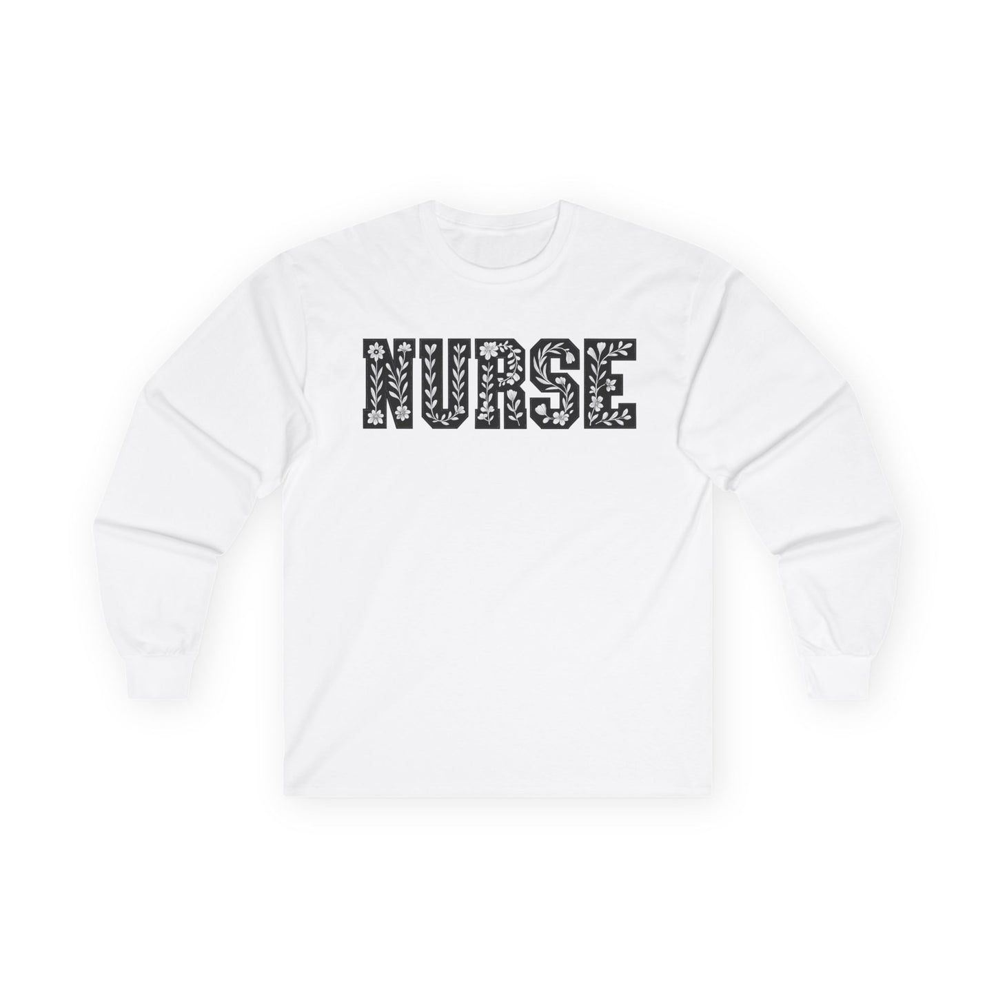 Nurse Long Sleeve Tee - Gift for Healthcare Workers, Medical Apparel, Nurse Appreciation, Everyday Wear, Unisex Cotton Shirt