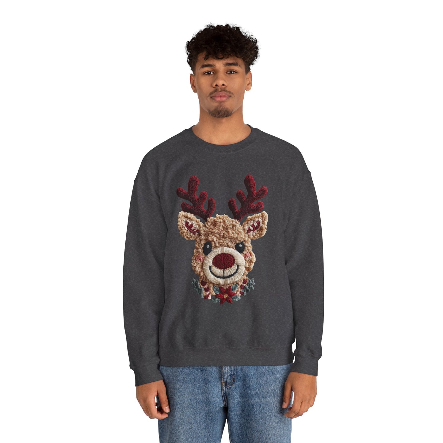 Cozy Reindeer Sweatshirt for the Holidays
