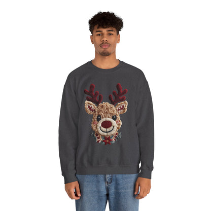 Cozy Reindeer Sweatshirt for the Holidays
