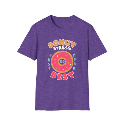 Donut Stress Unisex Softstyle T-Shirt, Funny Gift Shirt, Cute Graphic Tee, Relaxation Top, Perfect for Birthdays, Casual Wear
