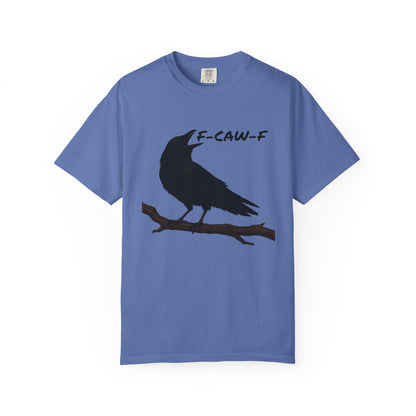 F-Caw-F Unisex T-Shirt, Casual Wear, Bird Lover Gift, Nature Tee, Funny Animal Shirt, Gift for Friends, crow