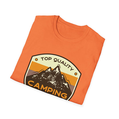Camping Dad Unisex Softstyle T-Shirt | Perfect Gift for Dads, Outdoor Adventurers, Father's Day, Camping Trips, Family Gatherings