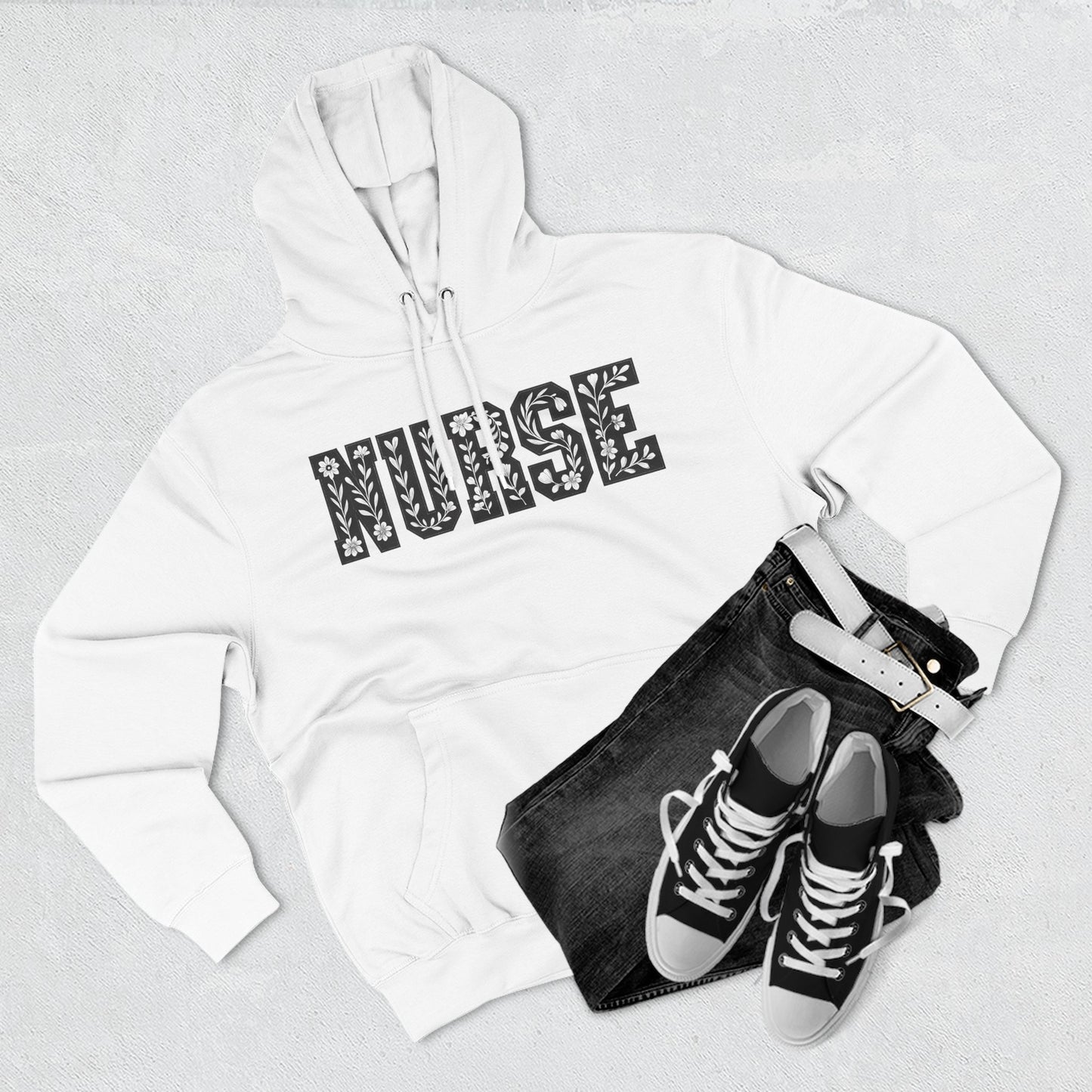 Nurse Fleece Hoodie | Cozy Medical Apparel, Gift for Healthcare Workers, Nurse Appreciation, Medical Humor Hoodie
