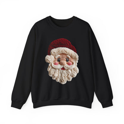 Santa Face Crewneck Sweatshirt