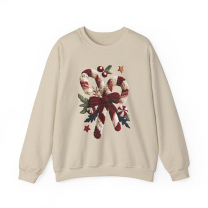 Candy Cane Christmas Sweatshirt