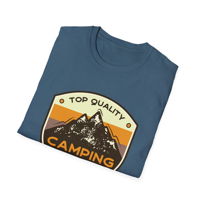 Camping Dad Unisex Softstyle T-Shirt | Perfect Gift for Dads, Outdoor Adventurers, Father's Day, Camping Trips, Family Gatherings