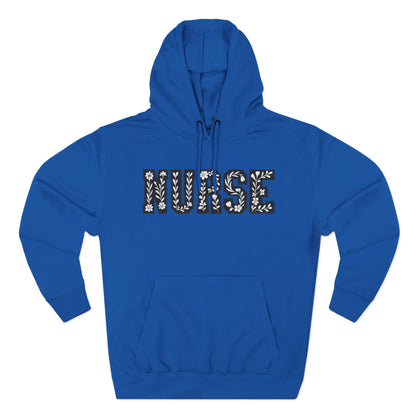 Nurse Fleece Hoodie | Cozy Medical Apparel, Gift for Healthcare Workers, Nurse Appreciation, Medical Humor Hoodie