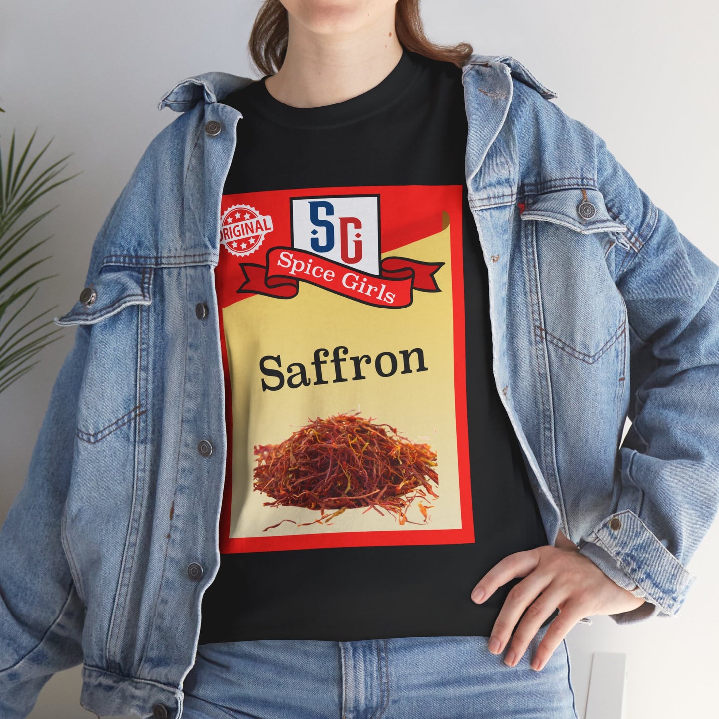 Saffron Spice Tee, Unisex Graphic T-Shirt, Fun Cooking Shirt, Gift for Food Lovers, Culinary Humor Top, Summer Casual Wear