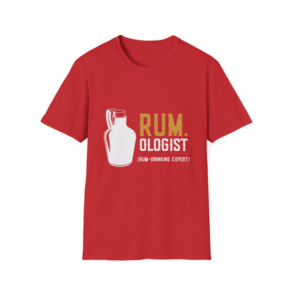 Funny Rumologist T-Shirt, Gifts for Rum Lovers, Unisex Tee, Humor Shirt, Party Apparel, Drinking Expert Shirt