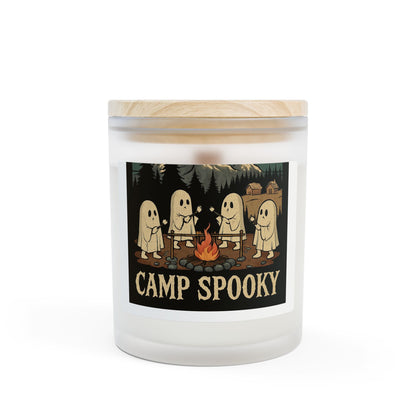 Ghostly Camp Spooky Candle, Cozy Halloween Decor, Fall Vibes, Gift for Friends, Spooky Season