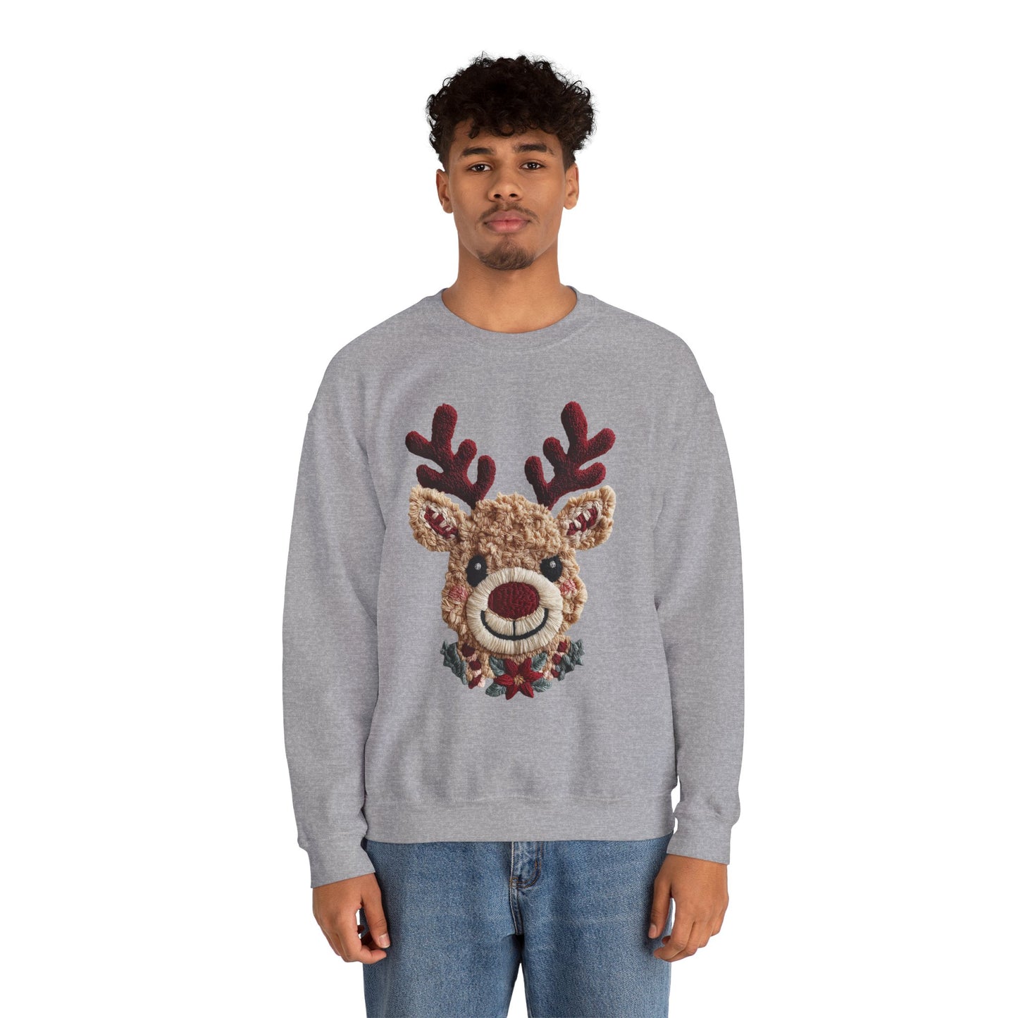 Cozy Reindeer Sweatshirt for the Holidays