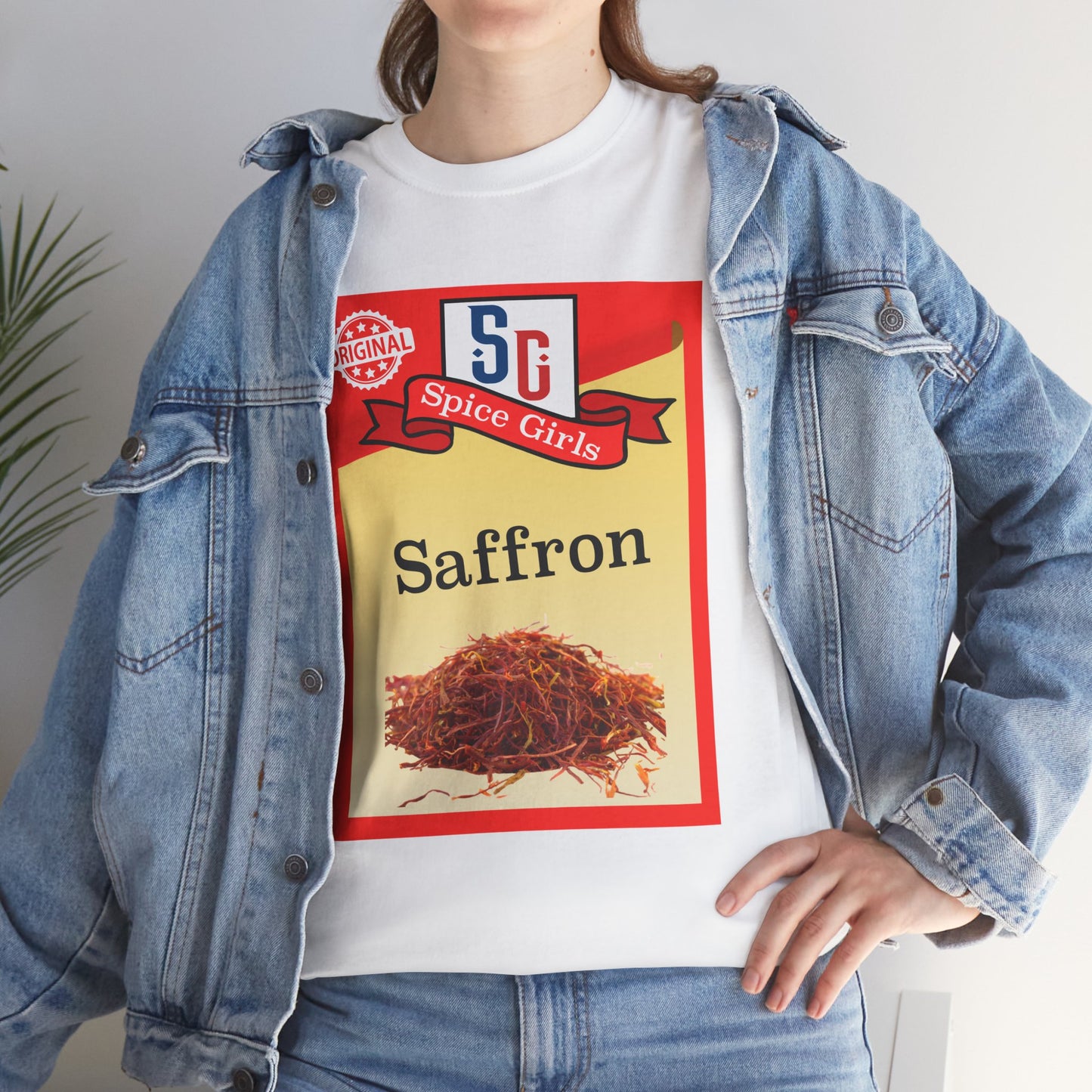 Saffron Spice Tee, Unisex Graphic T-Shirt, Fun Cooking Shirt, Gift for Food Lovers, Culinary Humor Top, Summer Casual Wear