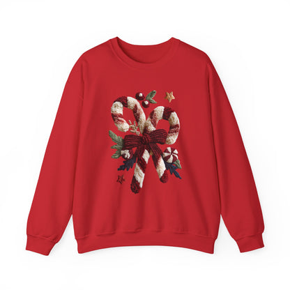 Candy Cane Christmas Sweatshirt