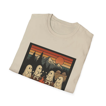 Camp Spooky Unisex T-Shirt | Halloween Vibes, Ghost Lovers Gift, Fall Apparel, Campfire Tee, Casual Wear