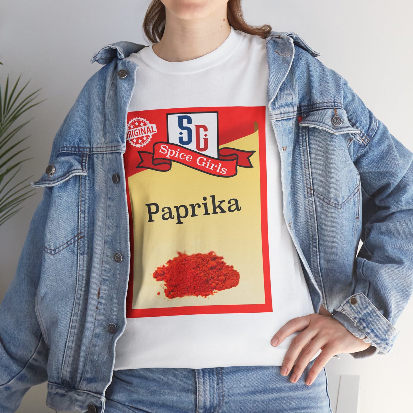 Spice Paprika Tee, Retro T-Shirt, 90s Nostalgia Shirt, Gift for Fans, Unisex Cotton Top