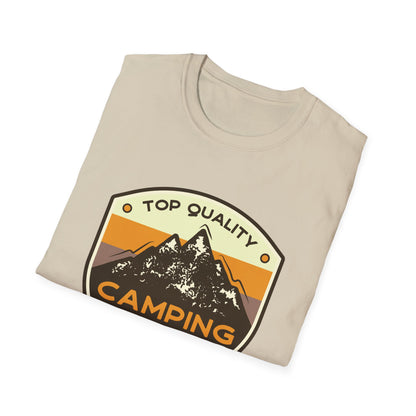 Camping Dad Unisex Softstyle T-Shirt | Perfect Gift for Dads, Outdoor Adventurers, Father's Day, Camping Trips, Family Gatherings