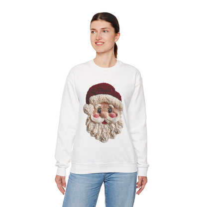 Santa Face Crewneck Sweatshirt