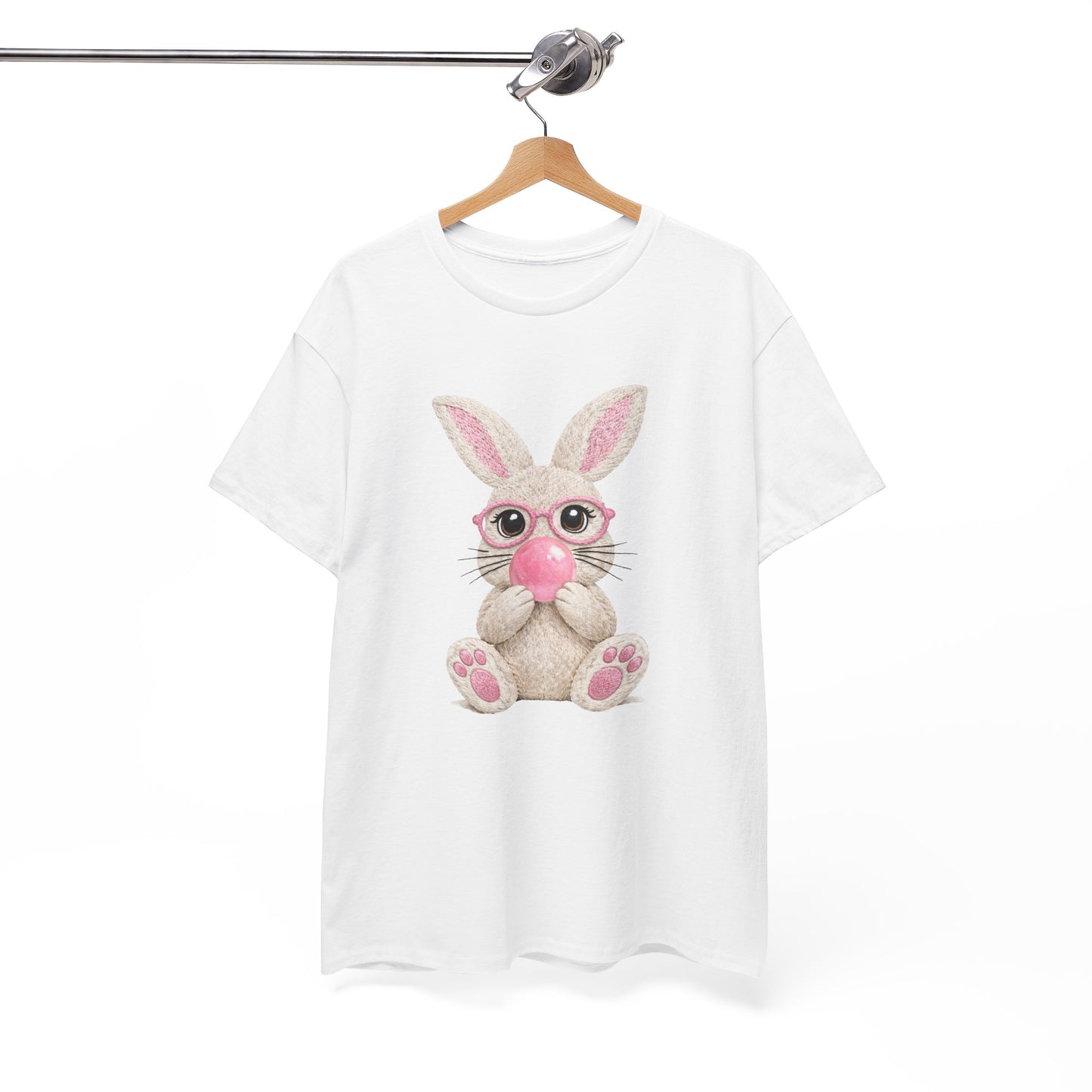 Cute Pink Bunny Tee — Adorable Easter Bunny Graphic T-Shirt