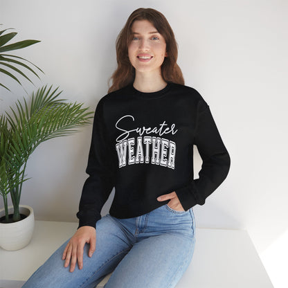 Unisex Heavy Blend™ Crewneck Sweater Weather Sweatshirt