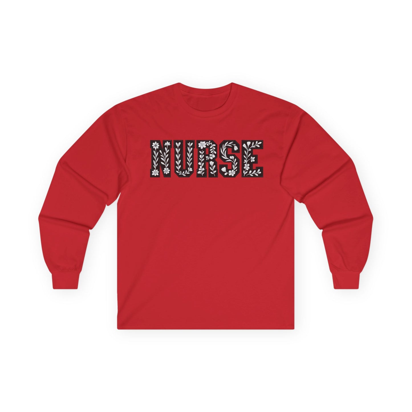 Nurse Long Sleeve Tee - Gift for Healthcare Workers, Medical Apparel, Nurse Appreciation, Everyday Wear, Unisex Cotton Shirt