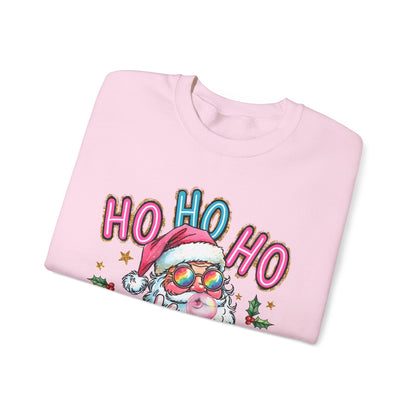 Festive Santa Sweatshirt - 'Ho Ho Ho' Design for Holiday Cheer