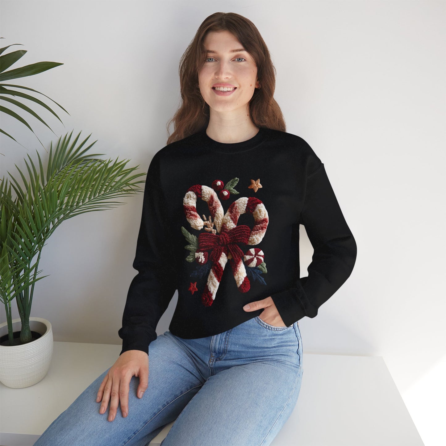 Candy Cane Christmas Sweatshirt
