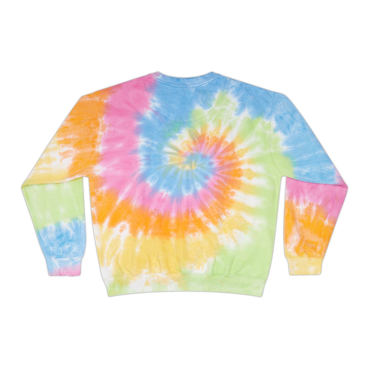 Unisex Tie-Dye Sweatshirt: Tired AF Chronic Fatigue, Cozy Casual Wear, Gift for the Sleepy, Relaxation Apparel, Trendy Fashion Statement