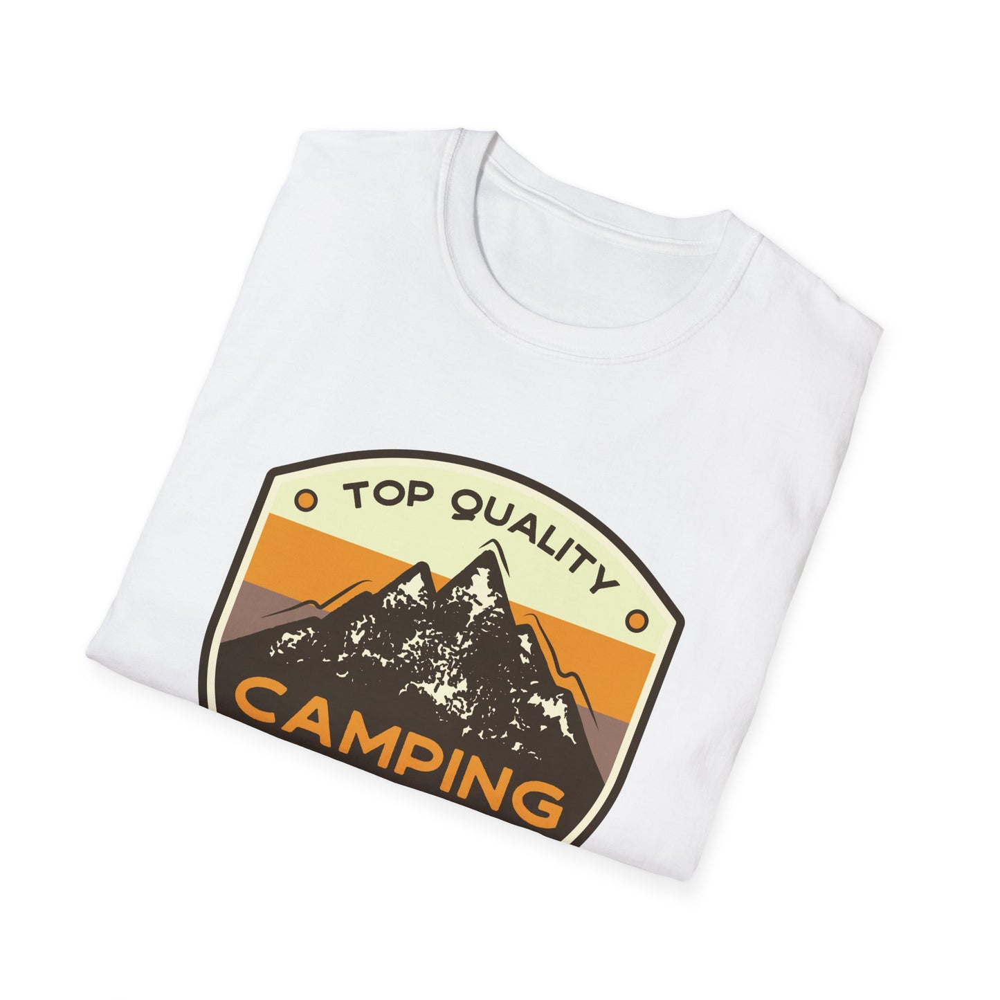 Camping Dad Unisex Softstyle T-Shirt | Perfect Gift for Dads, Outdoor Adventurers, Father's Day, Camping Trips, Family Gatherings