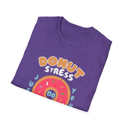 Donut Stress Unisex Softstyle T-Shirt, Funny Gift Shirt, Cute Graphic Tee, Relaxation Top, Perfect for Birthdays, Casual Wear