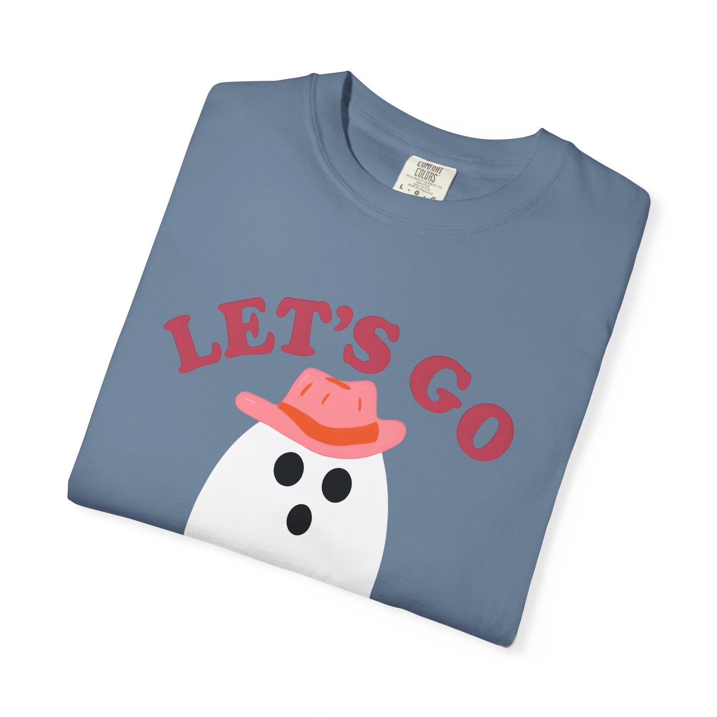 Unisex Garment-Dyed T-shirt Pepper Let's Go Ghouls Western Boots Ghost Halloween