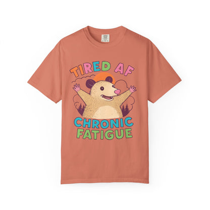Chronic Fatigue T-Shirt, Funny Hedgehog Tee, Comfortable Casual Wear, Gift for Tired Friends, Humor Graphic Shirt