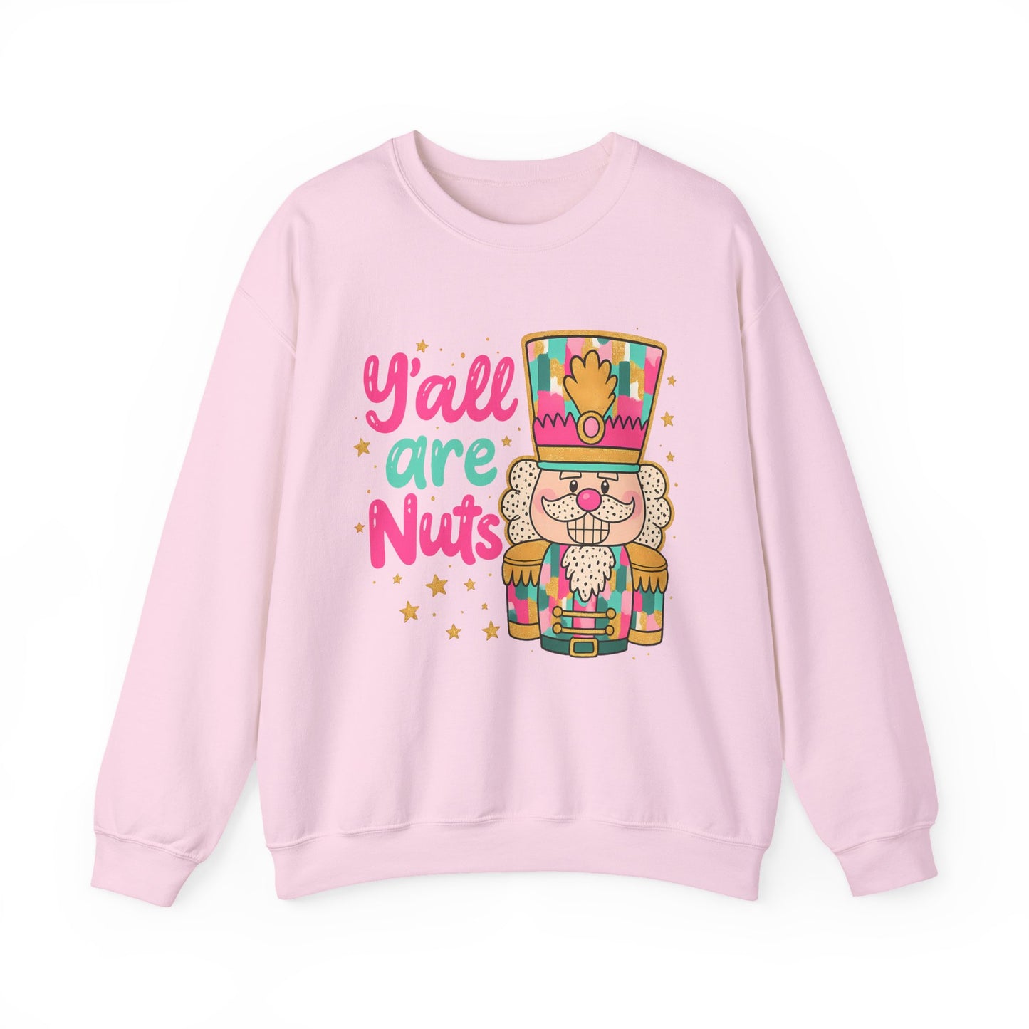 Holiday Nutcracker Crewneck Sweatshirt - Y'all Are Nuts