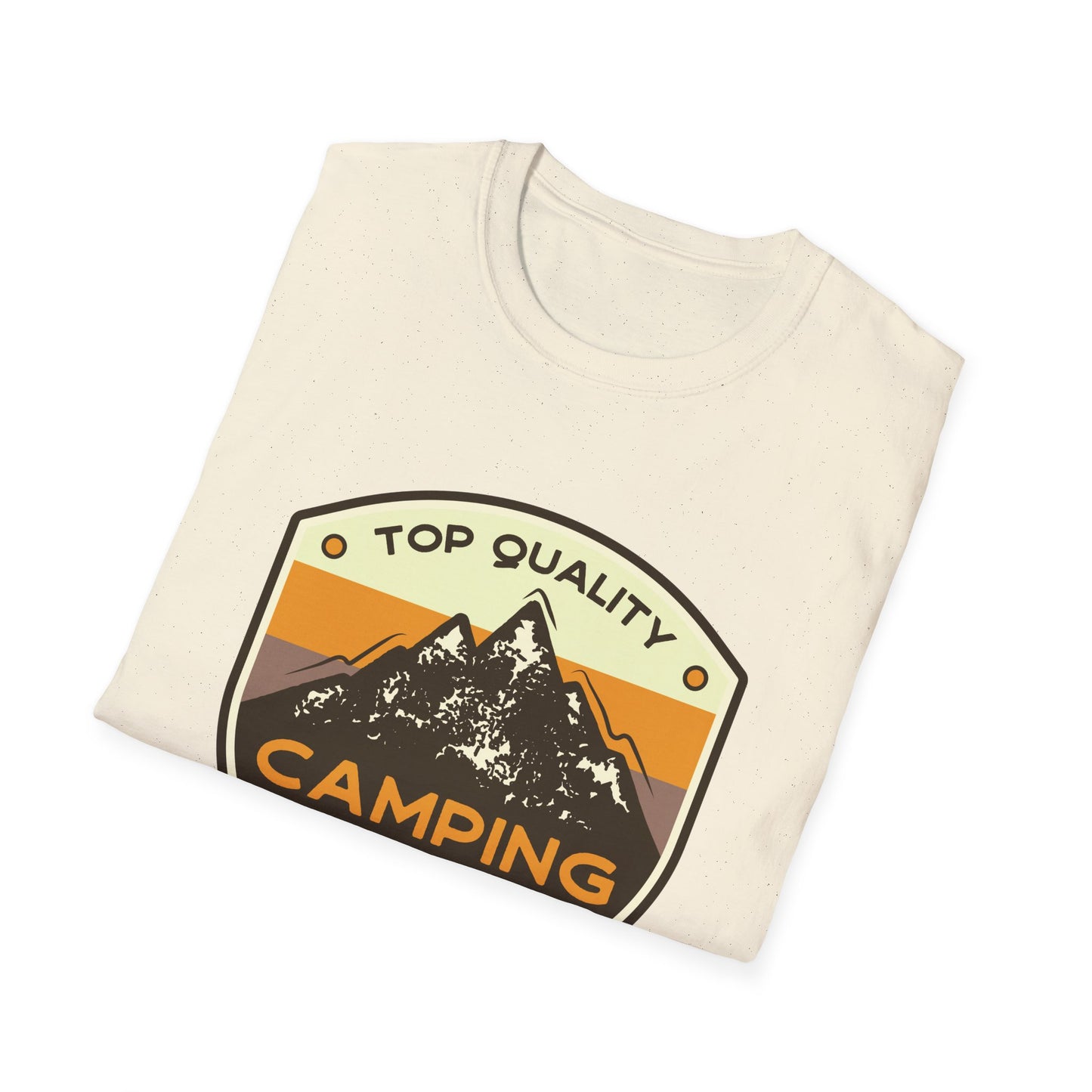 Camping Dad Unisex Softstyle T-Shirt | Perfect Gift for Dads, Outdoor Adventurers, Father's Day, Camping Trips, Family Gatherings
