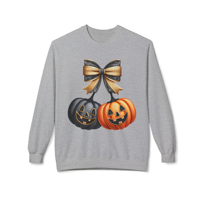 Halloween Pumpkin Crewneck Sweatshirt | Spooky Season Apparel, Halloween Fashion, Cozy Sweatshirt, Fall Outfit, Unisex Gift