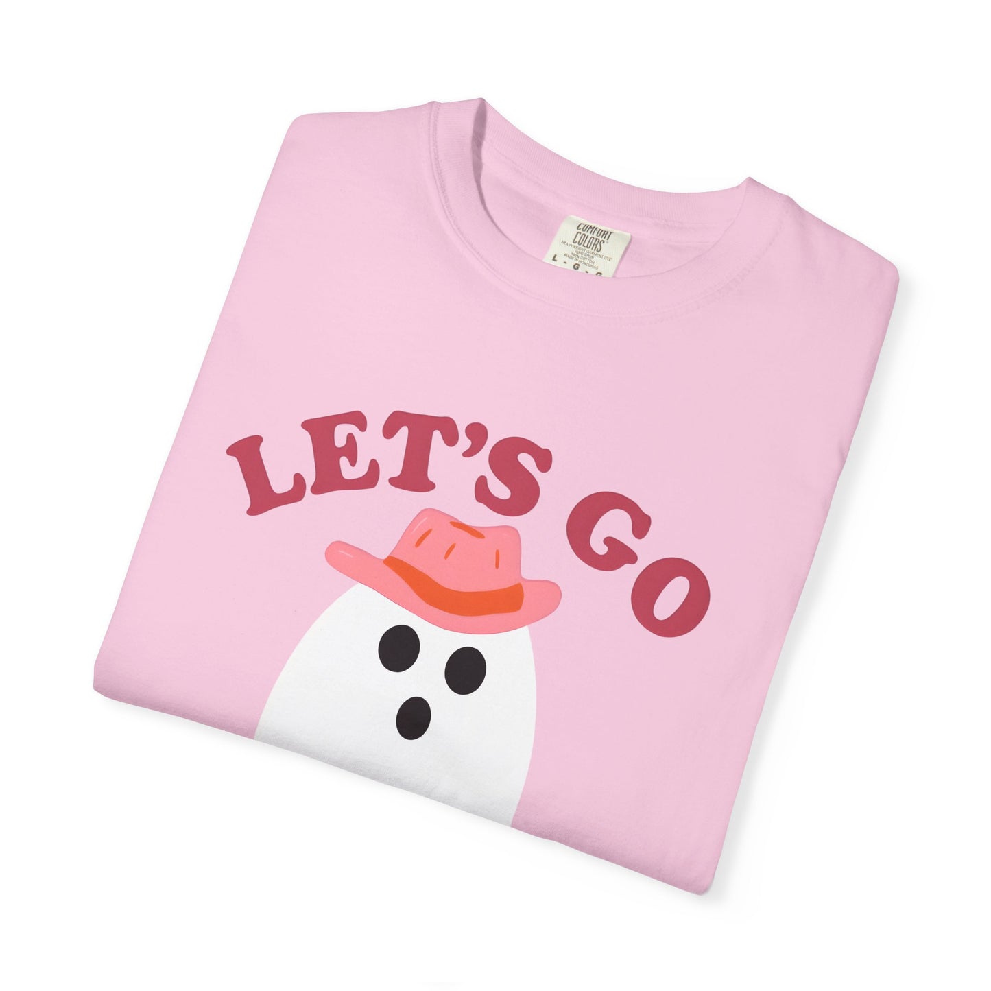 Unisex Garment-Dyed T-shirt Pepper Let's Go Ghouls Western Boots Ghost Halloween