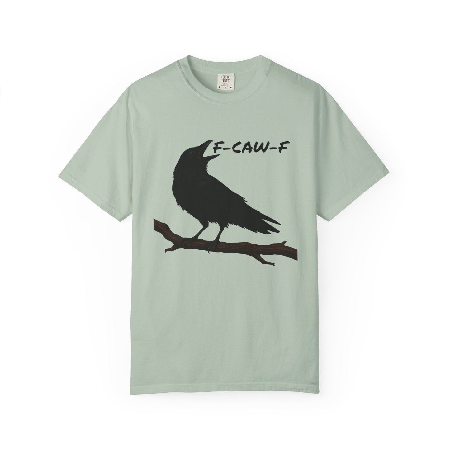 F-Caw-F Unisex T-Shirt, Casual Wear, Bird Lover Gift, Nature Tee, Funny Animal Shirt, Gift for Friends, crow